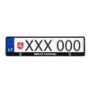 Automobilio rėmelis ,,MES UŽ TAURAGĘ!”