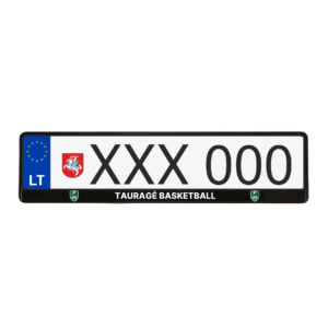 Automobilio rėmelis ,,TAURAGĖ BASKETBALL”